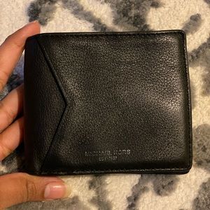 Michael Kors Logo Embossed Bi-Fold Wallet